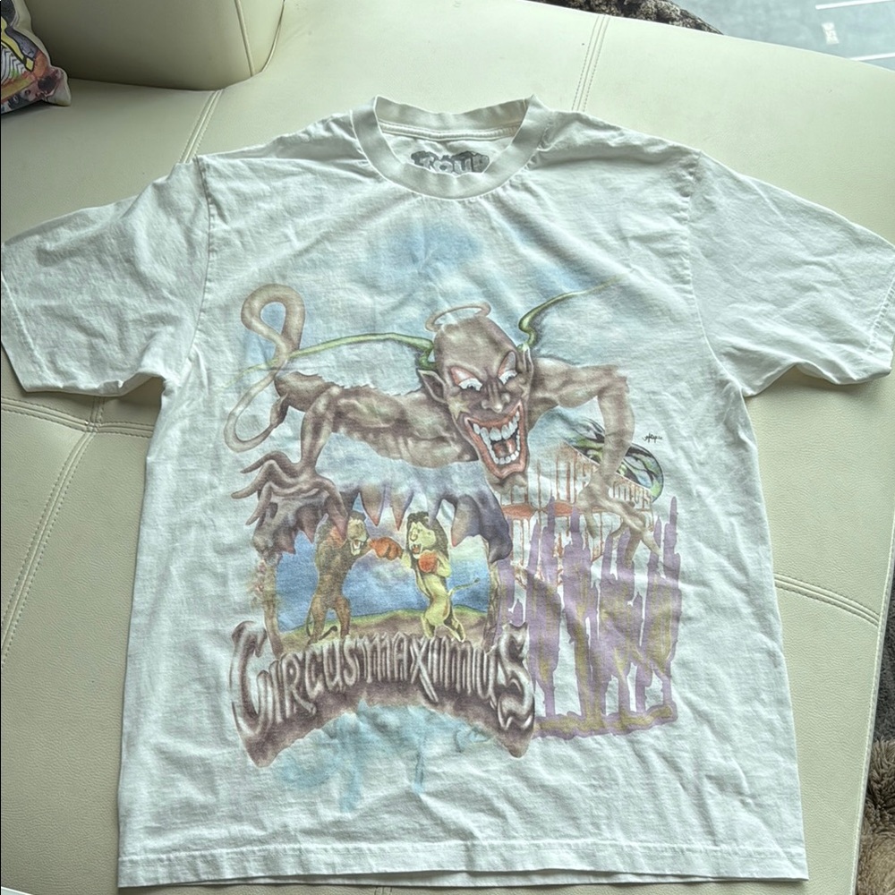 Cactus Jack by Travis Scott White Graphic Tee